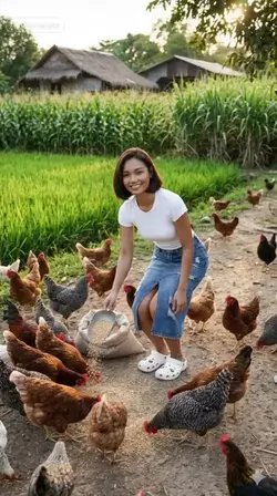At the farm