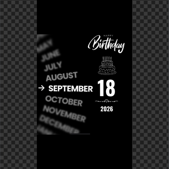 HBD 18 SEPTEMBER 26 