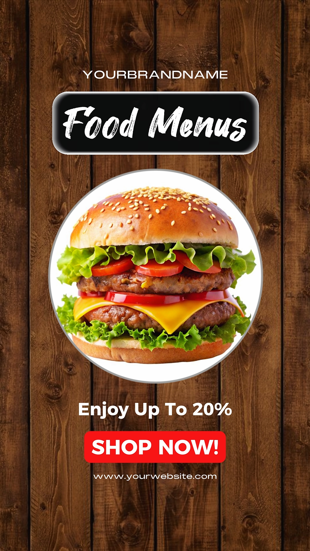 Cardápio de comida