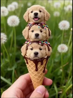 Ice cream dog