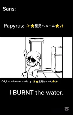 I BURNT THE WATER