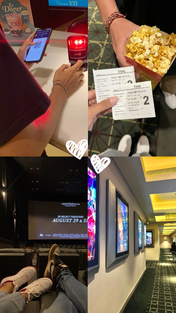 4 fotos de la cita de la película