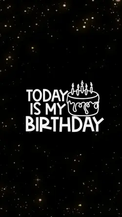 today is my birthday