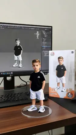Ai miniatur 3D