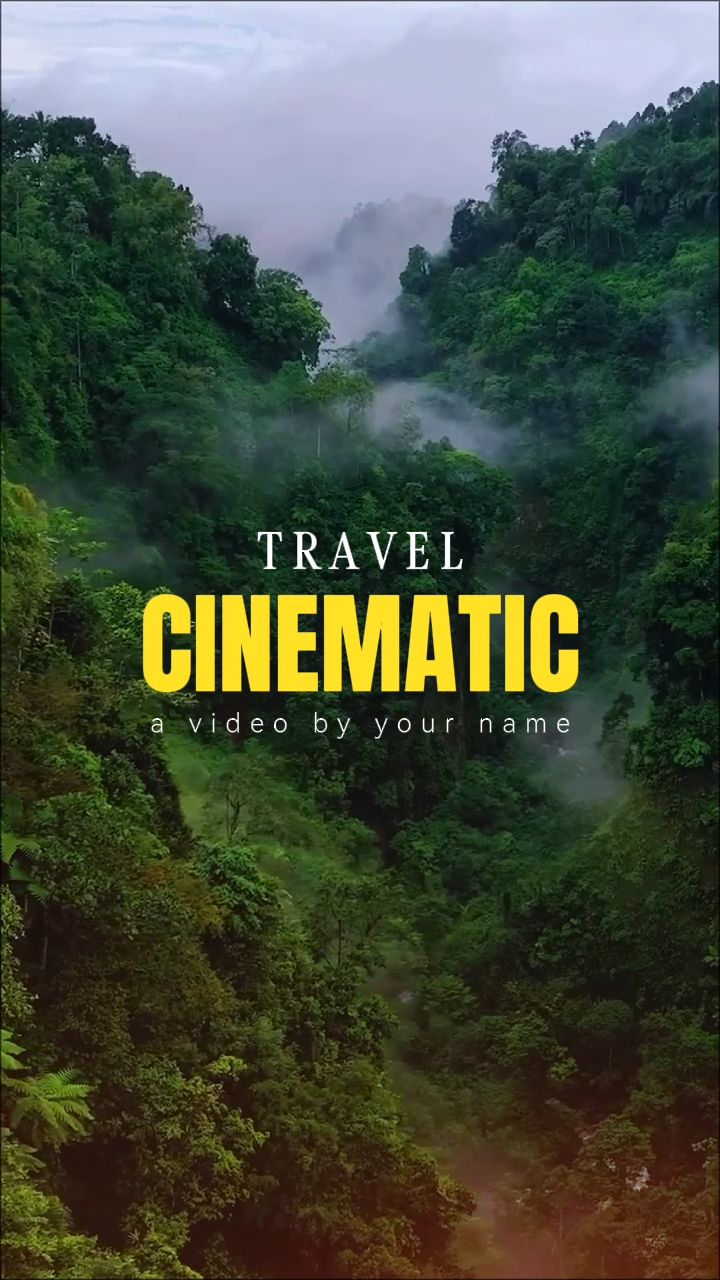 Travel cinematic