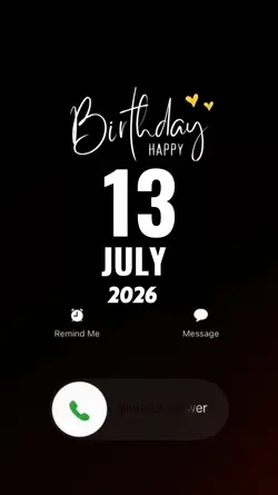 Hbd 13 July 2026