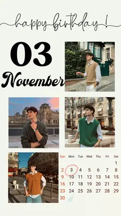 BIRTHDAY 03 NOVEMBER