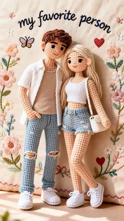 Knitted Love Doll