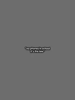 Nophonesinschool