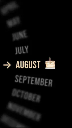 August Birthday