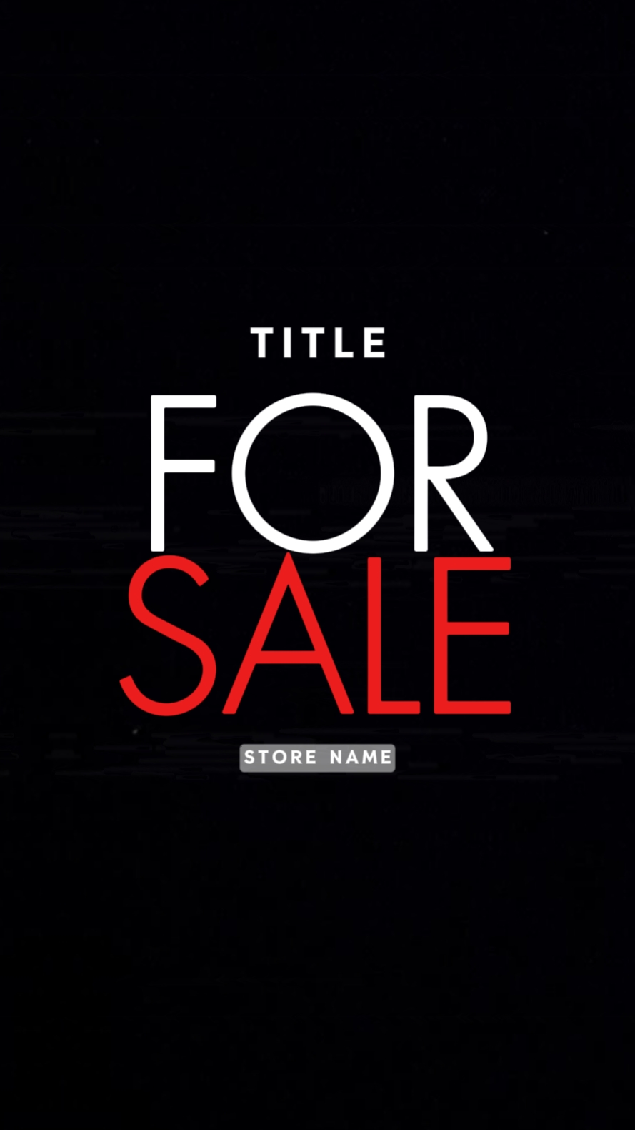FOR SALE VIDEOS