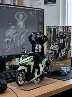 Miniatur motor viral