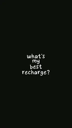 My best recharge? 