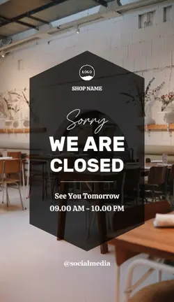 Sorry We Are Closed 