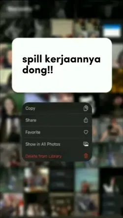 spill kerjaannya