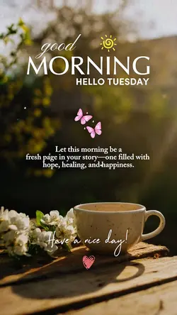 Tuesday Morning 🤍