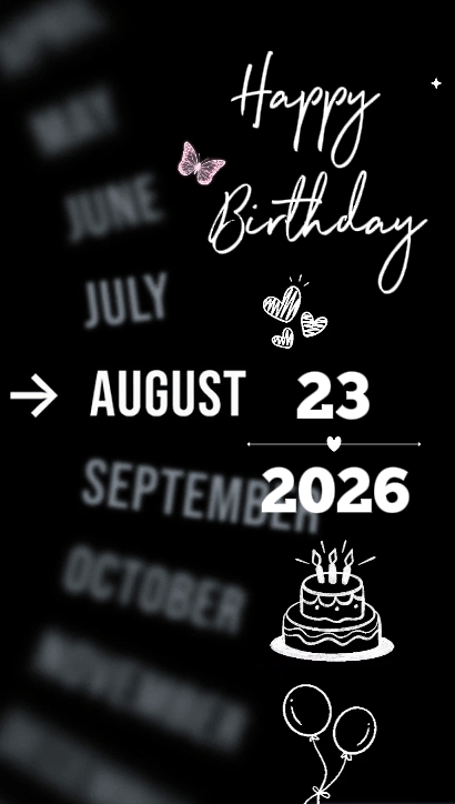 August Birthday