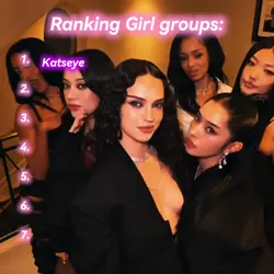 Girl group ranking.