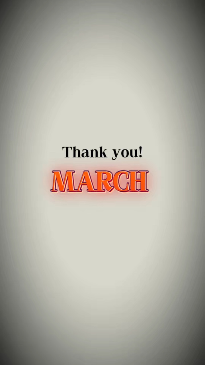 Thank you march