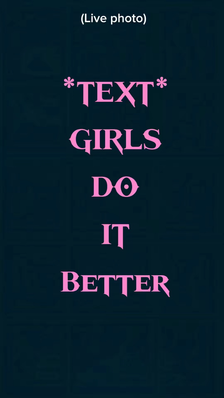 Girls better 