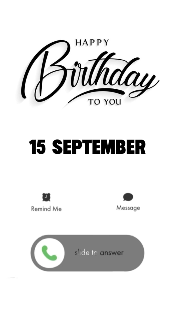 15 September B'day 