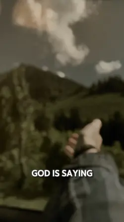 God is saying