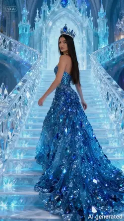 Blue Diamond Dress
