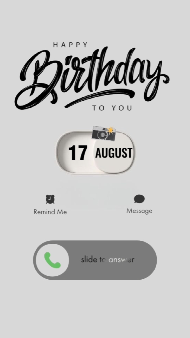 BIRTHDAY 17 AUGUST 