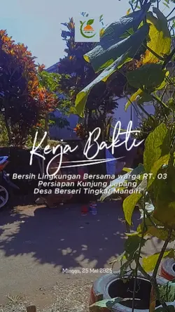 kerja bakti desa