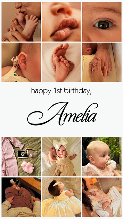 Happy 1st birthday 