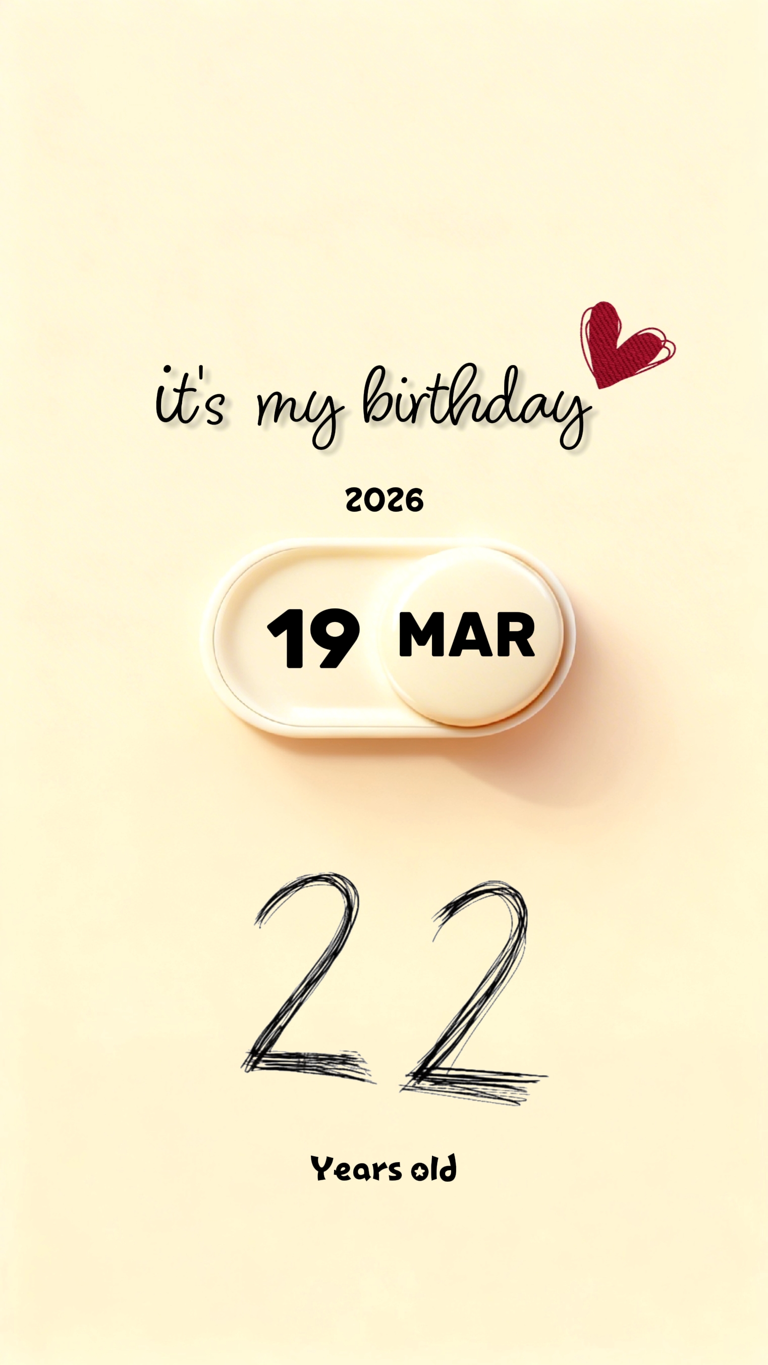 HBD 22 ans 
