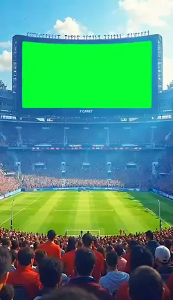 stadium greenscreen