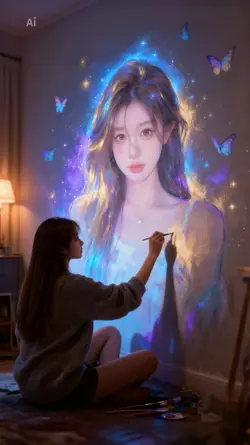 ai painting light 