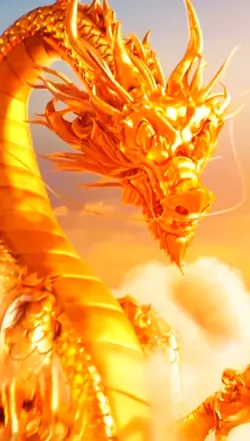 gold dragon effect 
