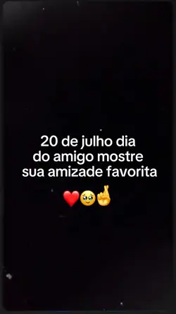 dia do amigo
