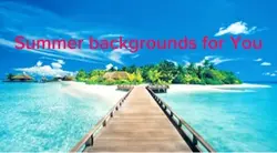 Summer backgrounds 