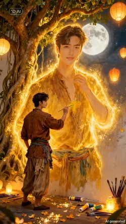 Vẽ tranh chú cuội