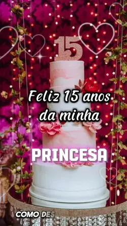 Parabéns 15anos filh
