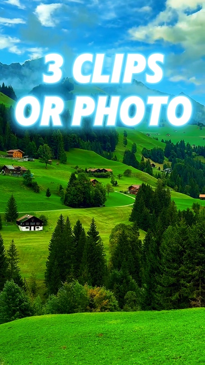 3 clips or photo 