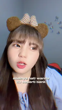 hatinya seperti bank