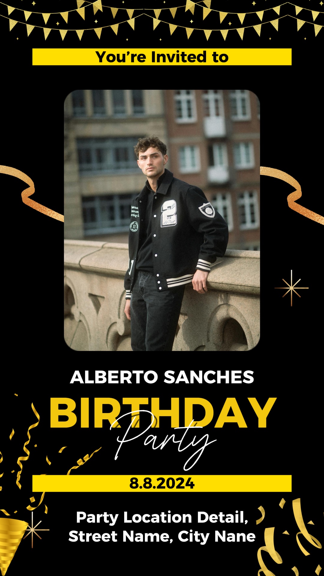 Convite de aniversário