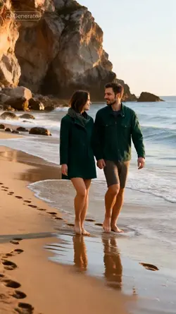 AI COUPLE BEACH WALK