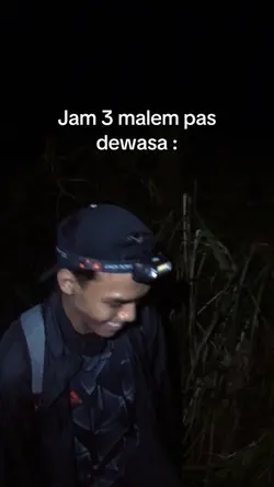 Jam 3 malam pendaki 