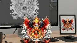 membuat gambar berge