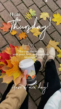 Hello Thursday 🍂