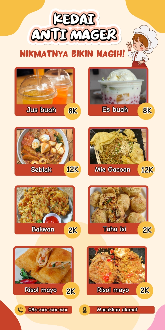 História jual makanan 