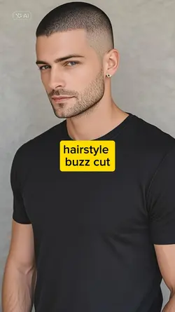 hairstyle buzz cut