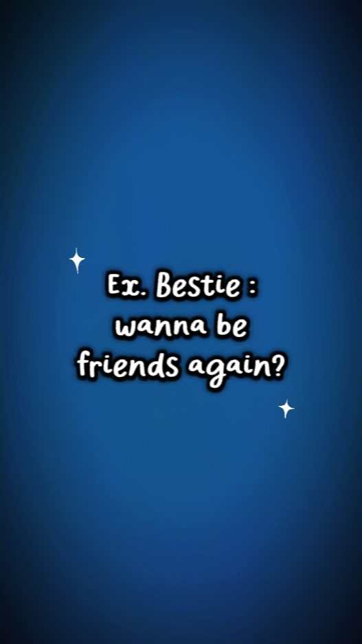 friends again?.