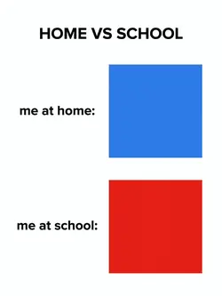 home vs School 