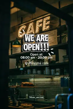 We are open!